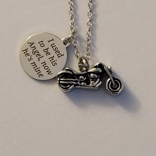 Silver Motorcycle Cremation Urn Necklace, Cremation Jewelry, Urn Jewelry, Memorial Jewelry, Necklace, Cremation Necklace, Urn,  Motor Bike