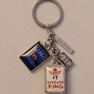 Silver Custom Book Lover Keychain, Keyring, Book Keychain,  Book Lover Keyring, Gift, Book Keyring, Keyring, Gift For Book Lover, Reader