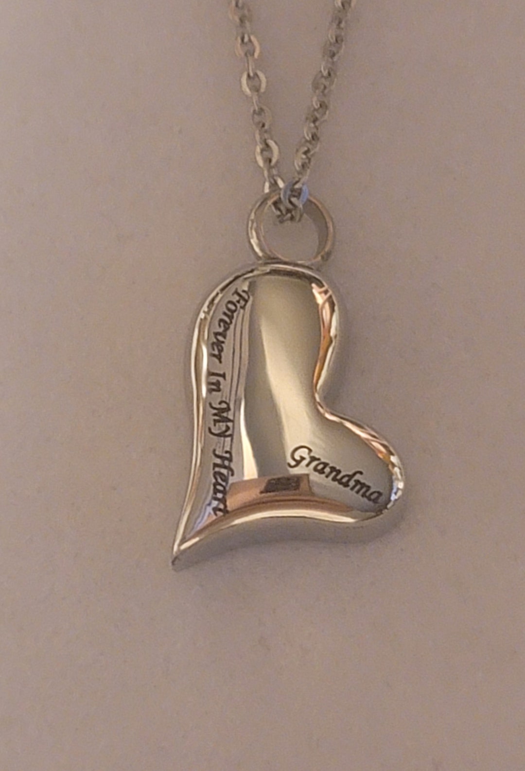 Collana con urna per cremazione a forma di cuore infinito in argento sterling: gioielli commemorativi CZ - Italia