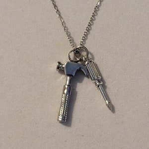 Silver Hammer Cremation Urn Necklace, Necklace, Cremation Jewelry, Hammer Urn, For Human Ashes, Pendant For Ashes, Memorial Necklace, Gift