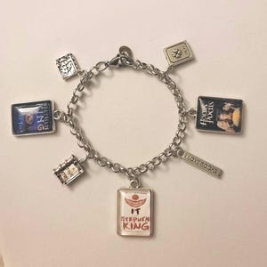Silber benutzerdefinierte Buch-Liebhaber Kettenarmband, Buch Armband, Bettelarmband , Armband, Buch, Bücherwurm Geschenk, Kettenarmband, Bestsellerliste