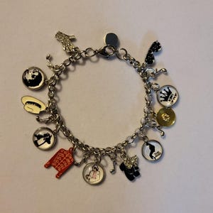 【Michael Jackson】マイケルジャクソン チャームブレスレット Michael jackson bracelet - Etsy 日本