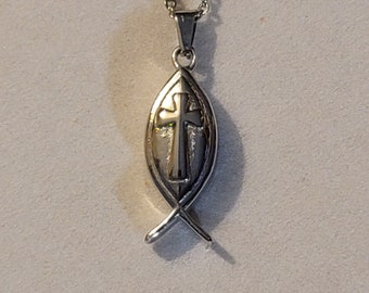 Silver Fish Cremation Urn Necklace: Memorial Ash Jewelry