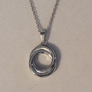 Silber Kreis des Lebens Urne Halskette