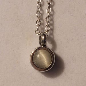 Silver Opal Urn Necklace, Urn Pendant For Ashes, For Human Remains, Cremation Jewelry, Ash Jewelry, Urn Necklace, Gift