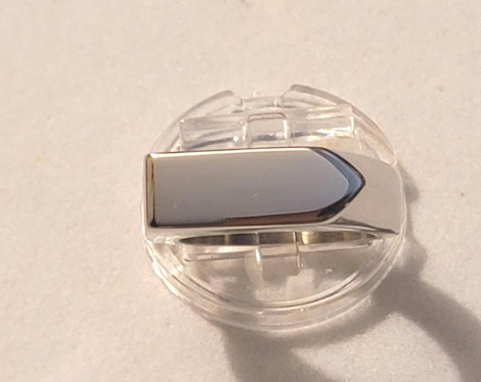 Silver Flat Top Urn Ring, Cremation Jewelry, Cremation Ring, For Ashes, Holds Human Remains, Ring, Memorial Jewelry, Gift