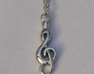 Spilla A Chiave Di Violino Con Strass Oro | Elegante Spilla A Forma Di Nota Musicale | Accessorio Donna Per Abiti E Cappelli