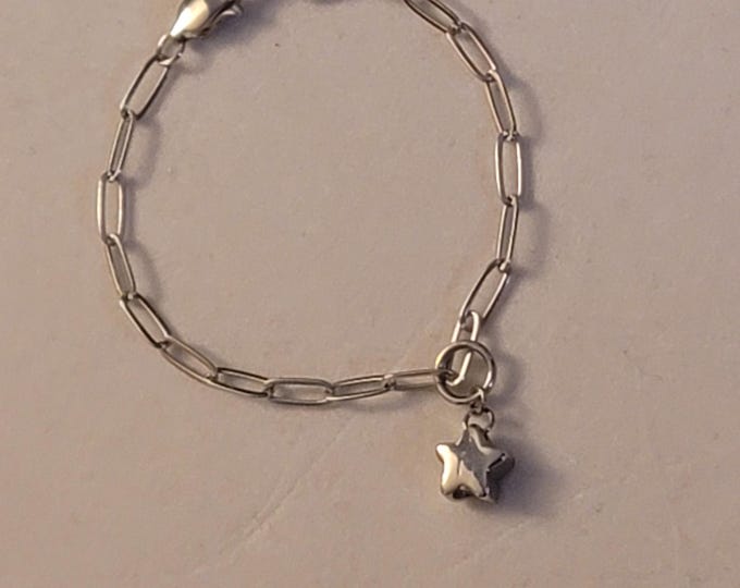 Silver Tiny Star Cremation Urn Chain Bracelet, Cremation Jewelry, Memorial Jewelry, Urn Jewelry, Memorial Bracelet, Bracelet,Urn, Gift, Star