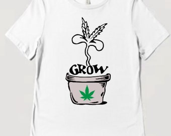 T-shirt grafica Grow