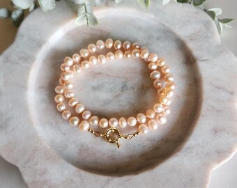 Pearl Necklace, Freshwater, Choker Style