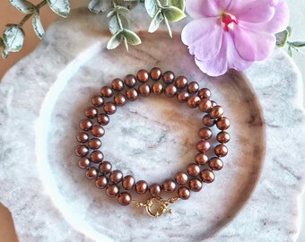 Pearl Necklace, Freshwater, Choker Style