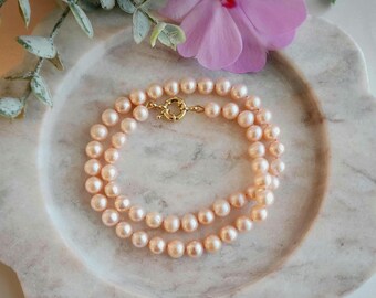 Pearl Necklace, Freshwater, Choker Style