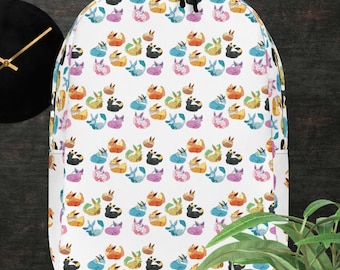 Charming Eeveelution Cat Loaf Backpack