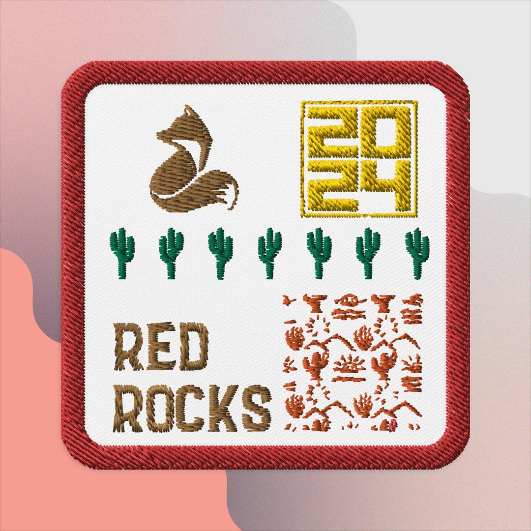2024 Red Rocks Patch 3x3 - Etsy