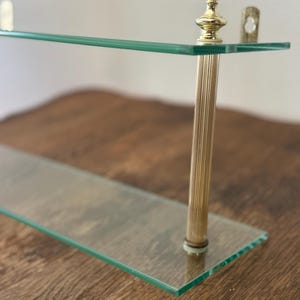 Vintage Glass Shelf - Etsy