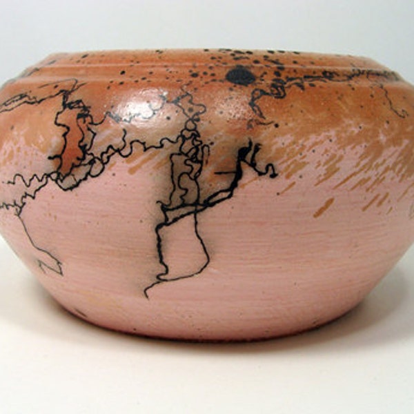 Horsehair Raku Vessel