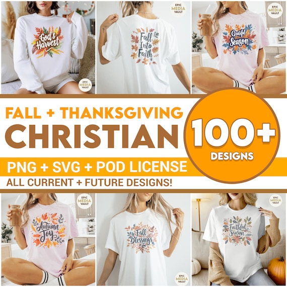 Fall & Thanksgiving Christian T Shirt Fall & Thanksgiving Christian T Shirt