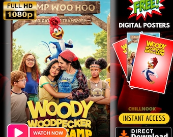 Woody Woodpecker Goes to Camp (2024) Movie | High Definition | Digital Download | Digital Product | Instant Access