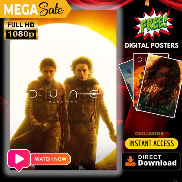 Dune: Part Two (2024) Movie | High Definition | Digital Download | Digital Product | Instant Access