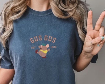 Embroidered Gus Gus Est 1922 Shirt, Vintage Gus Gus Shirt, Classic Gus Gus Shirt, Gus Gus 1922 Design Shirt, Cinderella Comfort Colors Tee