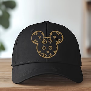 Embroidered Mickey Baseball Hat, Mickey Hat, Neutral Disney Hats, Disneyland Cap
