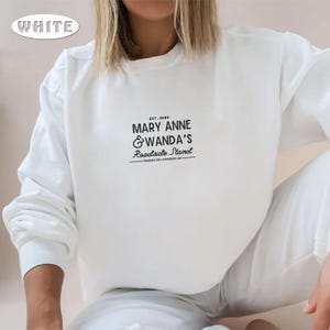 Embroidered Mary Anne and Wanda Sweatshirt, Tennessee Ham and Strawberry Jam, Country Song, Country Music Comfort Colors Sweater
