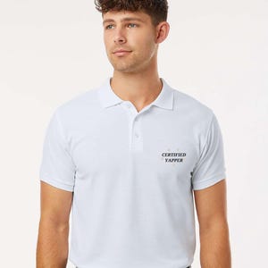 Embroidered Certified Yapper Polo T-shirt, Sarcastic Professional Yapper Shirt, Born To Yap Tee, Born Funny Meme Shirt, Funny y2k Meme Tee