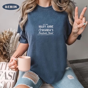 Embroidered Mary Anne and Wanda Sweatshirt, Tennessee Ham and Strawberry Jam, Country Song, Country Music Crewneck, Comfort Colors Tee