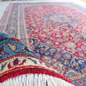 7x10 Ft Red Turkish Heriz Caucasian Antique Rug, Handmade Wool Rug, Turkmen Tribal Rug, Geometric Design Boho Rug, Bedroom Rug, Living Room