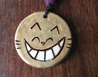 Gold Cheshire Cat Air Freshener