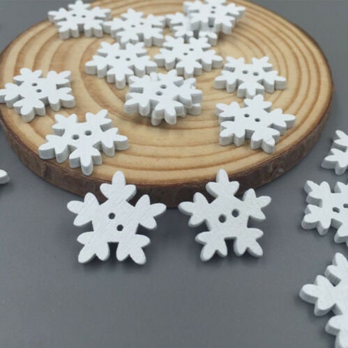 SNOWFLAKE BUTTONS