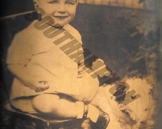 Digital Print 1930s Photo of Boy