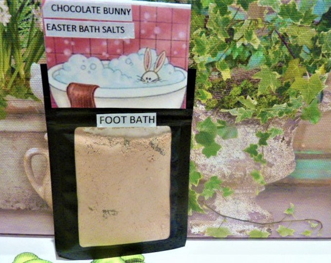 Bath Salts Foot Bath from Chocolate Bunny Hug  Easter