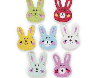 Bunny Buttons  set of 10 /XX