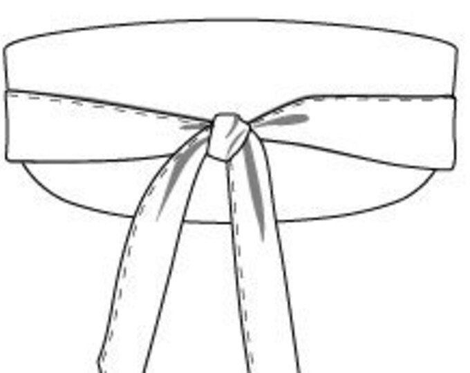 Wrap Belts Sewing Pattern, PDF Includes Three Styles for Easy to Sew