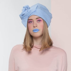 Turban Pattern, sewing pattern for a lightweight turban with wrap ties. Turban hat PDF pattern.