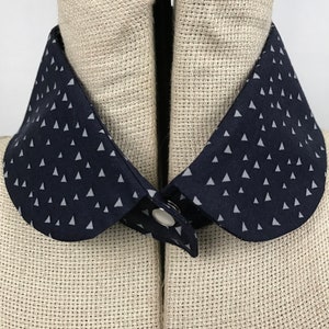 Women's Detachable Collar, Women's Shirt Collar, button on removable collar, fashion accessories, gift for her, fashion
