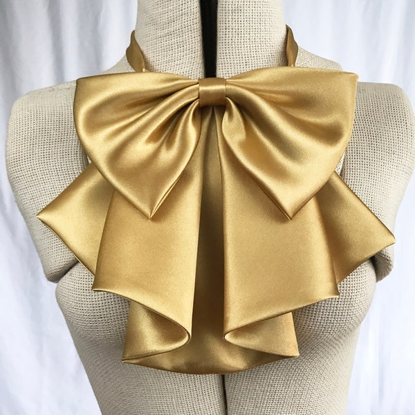 DIY Lady Bow Pattern, How to make a Bow Printed Pattern, Sew a Bow Scarf, Bow Tutorial, Sewing Pattern Secretary Bow