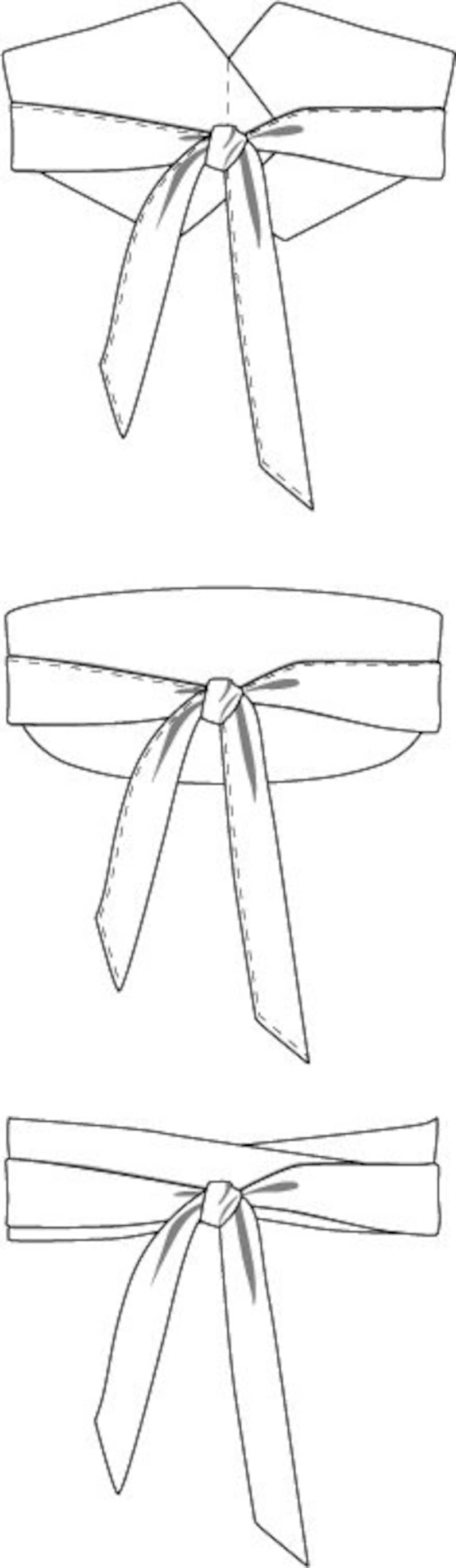 Wrap Belts Sewing Pattern PDF Includes Three Styles for Easy Etsy Canada