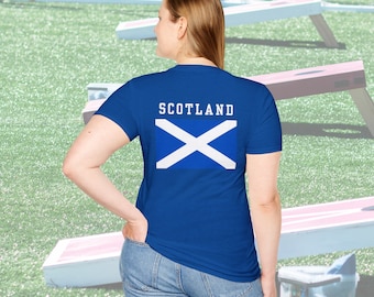 Beer Olympics Scotland Team Blue White Uniform Unisex Softstyle T-Shirt