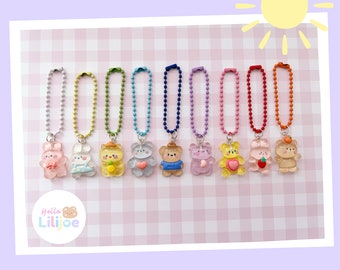 Pendentif pour sac, téléphone, Tamagotchi ou Nintendo Switch, porte-clés - Personnages Kawaii en résine.