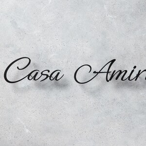 Placa de sobrenome, placa de casa, placa de metal personalizada, número de casa, placa de endereço, placa de metal, placa de casa, placa de endereço, placa de nome de casa personalizada