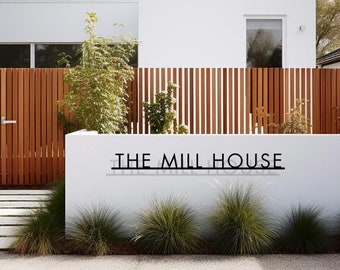 Custom House Entry Sign, Custom Metal Family Name, Personalized Metal Villa Name Sign, Anniversary Gift, Christmas Gift, Address Metal Sign
