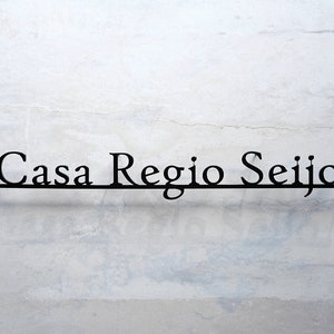 Letras grandes de metal personalizadas | Letras de metal personalizadas | Letras de parede de metal | Palavras de metal personalizadas | Arte de parede metálica | Placa de endereço familiar personalizada