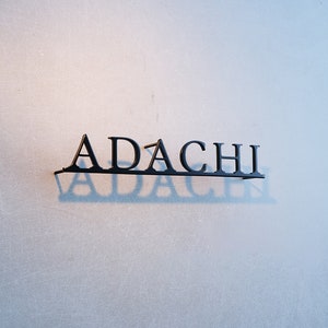 Letrero de metal con nombre personalizado / Letrero de metal con nombre personalizado / Decoración de granja / Arte de palabras personalizado / Arte de pared de metal / Arte de palabras de metal
