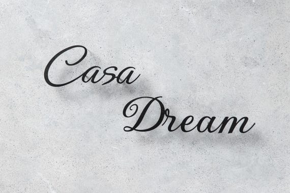 Unique Custom Metal Family Name, Outdoor House Name Plaque, Casa Sign, Personalized Villa Name Sign, Custom Modern Metal Casa Name Sign