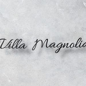 Letrero metálico personalizado para nombre de cabaña, arte mural metálico con logotipo personalizado, letrero de dirección, letrero con apellido, el mejor regalo, letrero metálico personalizado para nombre de villa