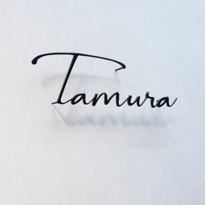 Placa de casa de metal moderna personalizada, arte de parede de casa moderna, placa de cabine de família, placa personalizada, placa personalizada, placa de metal, placa de nome de família