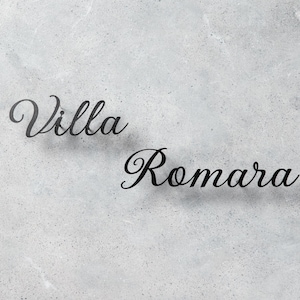 Letrero con apellido, letrero personalizado, letrero con apellido, arte de pared de metal grande, letrero de metal para exteriores, letras de pared de metal, letrero de metal personalizado
