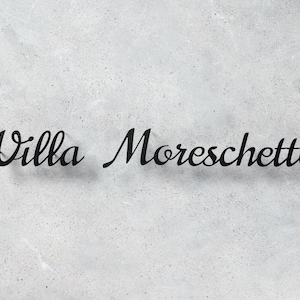 Letrero con apellido, letrero personalizado, letrero con apellido, arte de pared de metal grande, letrero de metal para exteriores, letras de pared de metal, letrero de metal personalizado